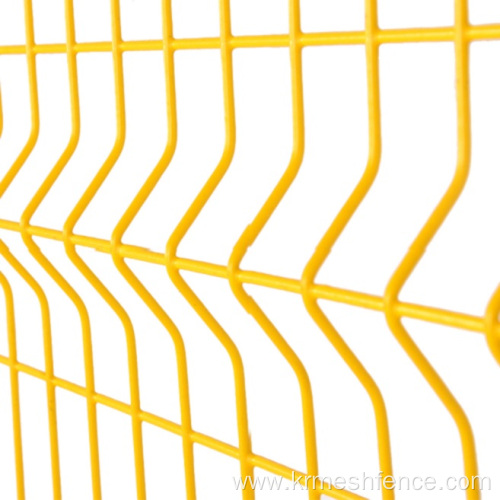 3d Curved fence panels triangle bending fence